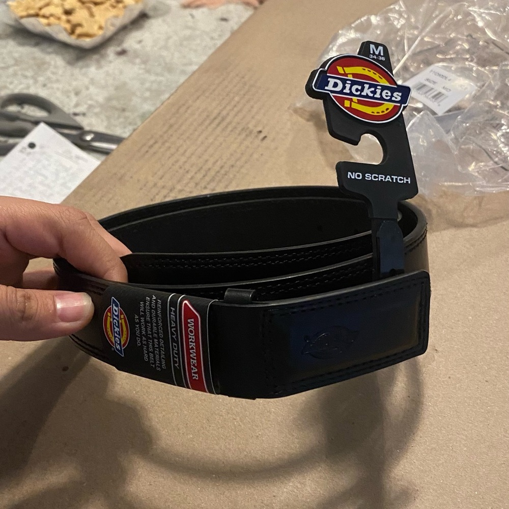 Mens leather belt